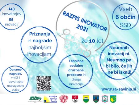 RAZPIS INOVATOR LETA SPODNJE SAVINJSKE DOLINE 2021